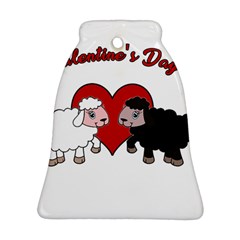 Valentines Day - Sheep  Bell Ornament (two Sides) by Valentinaart