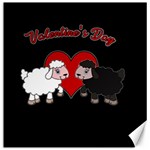 Valentines day - Sheep  Canvas 20  x 20   19 x19.27  Canvas - 1