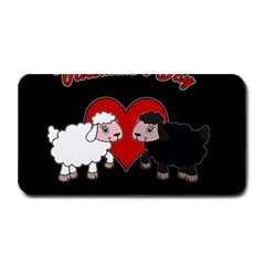 Valentines Day - Sheep  Medium Bar Mats by Valentinaart