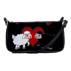 Valentines Day - Sheep  Shoulder Clutch Bags by Valentinaart