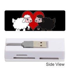 Valentines Day - Sheep  Memory Card Reader (stick)  by Valentinaart