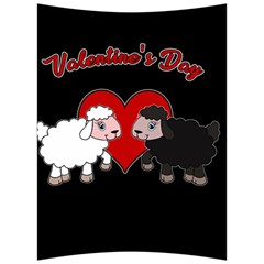 Valentines Day - Sheep  Back Support Cushion by Valentinaart