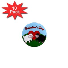 Valentines Day - Sheep  1  Mini Magnet (10 Pack)  by Valentinaart