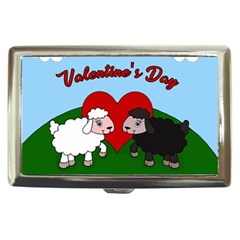 Valentines Day - Sheep  Cigarette Money Cases by Valentinaart