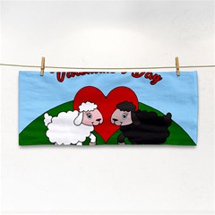 Valentines Day - Sheep  Cosmetic Storage Cases by Valentinaart