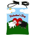 Valentines day - Sheep  Shoulder Sling Bags Front