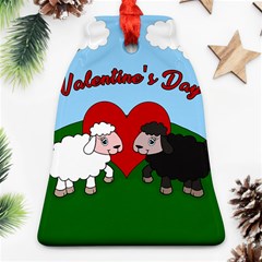 Valentines Day - Sheep  Bell Ornament (two Sides) by Valentinaart