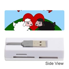 Valentines Day - Sheep  Memory Card Reader (stick)  by Valentinaart