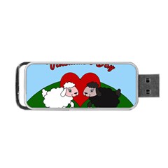 Valentines Day - Sheep  Portable Usb Flash (two Sides) by Valentinaart