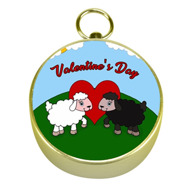 Valentines day - Sheep  Gold Compasses