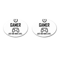 Gamer Cufflinks (oval) by Valentinaart