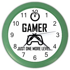 Gamer Color Wall Clocks by Valentinaart