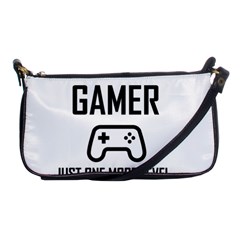 Gamer Shoulder Clutch Bags by Valentinaart