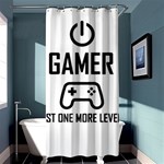 Gamer Shower Curtain 36  x 72  (Stall)  Curtain(36 X72 ) - 33.26 x66.24  Curtain(36 X72 )