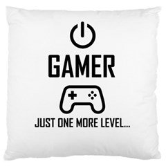 Gamer Large Flano Cushion Case (two Sides) by Valentinaart