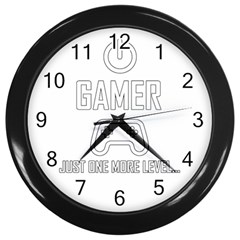 Gamer Wall Clocks (black) by Valentinaart