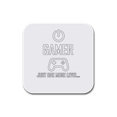 Gamer Rubber Square Coaster (4 Pack)  by Valentinaart