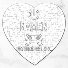 Gamer Jigsaw Puzzle (heart) by Valentinaart