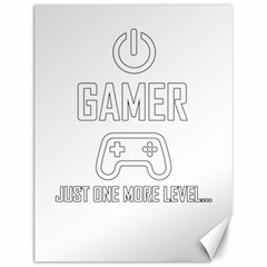 Gamer Canvas 12  X 16   by Valentinaart