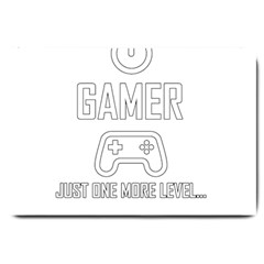 Gamer Large Doormat  by Valentinaart