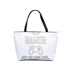 Gamer Shoulder Handbags by Valentinaart