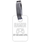 Gamer Luggage Tags (Two Sides) Back