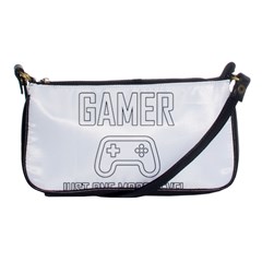 Gamer Shoulder Clutch Bags by Valentinaart