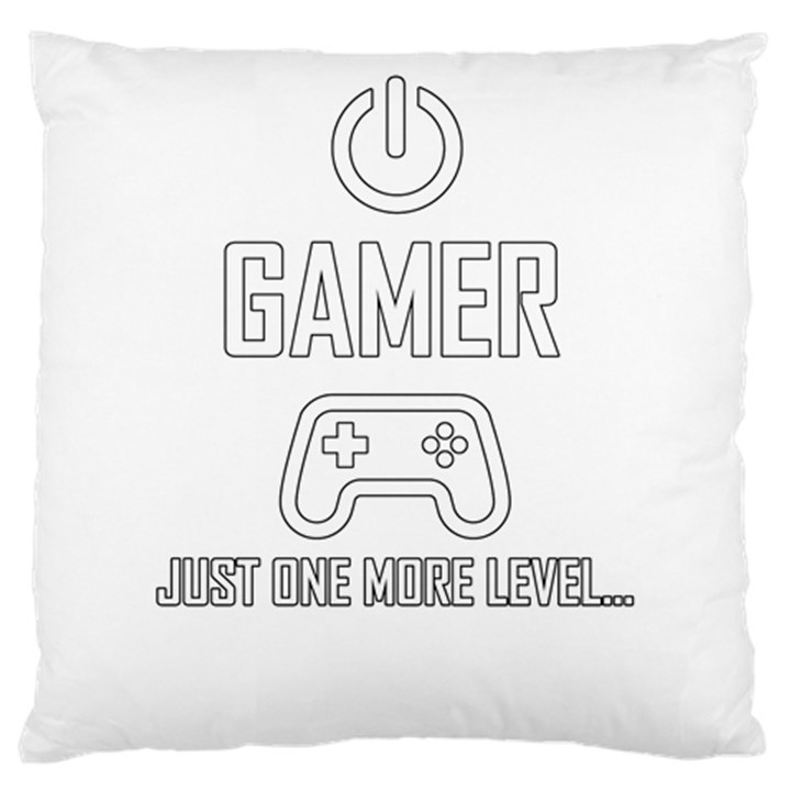 Gamer Large Cushion Case (One Side)