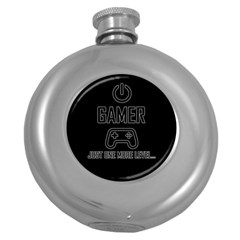 Gamer Round Hip Flask (5 Oz) by Valentinaart