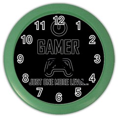 Gamer Color Wall Clocks by Valentinaart