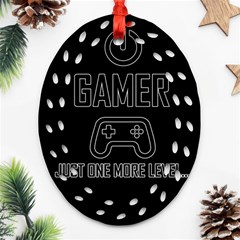 Gamer Ornament (oval Filigree) by Valentinaart