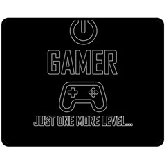 Gamer Double Sided Fleece Blanket (medium)  by Valentinaart