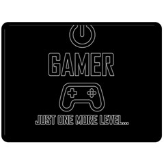 Gamer Double Sided Fleece Blanket (large)  by Valentinaart