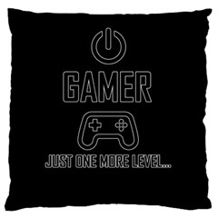 Gamer Large Flano Cushion Case (two Sides) by Valentinaart