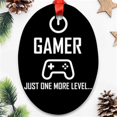 Gamer Ornament (oval) by Valentinaart