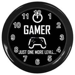 Gamer Wall Clocks (black) by Valentinaart