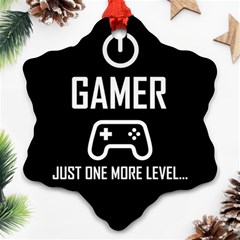 Gamer Ornament (snowflake) by Valentinaart