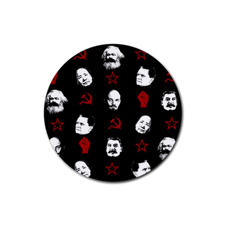 Communist Leaders Rubber Round Coaster (4 pack) 