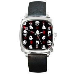 Communist Leaders Square Metal Watch by Valentinaart