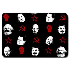 Communist Leaders Large Doormat  by Valentinaart