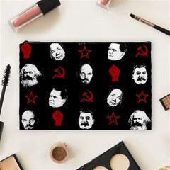 Communist Leaders Cosmetic Bag (large)  by Valentinaart