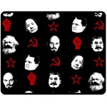 Communist Leaders Fleece Blanket (Medium)  60 x50  Blanket Front