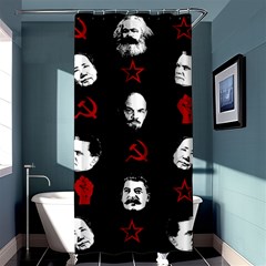 Communist Leaders Shower Curtain 36  X 72  (stall)  by Valentinaart