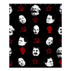 Communist Leaders Shower Curtain 60  X 72  (medium)  by Valentinaart