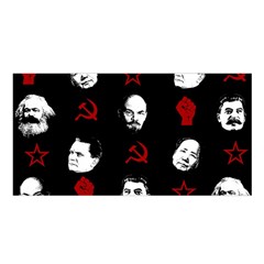 Communist Leaders Satin Shawl by Valentinaart