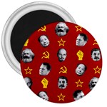 Communist Leaders 3  Magnets Front