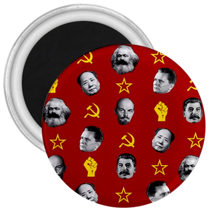 Communist Leaders 3  Magnets