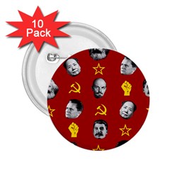 Communist Leaders 2 25  Buttons (10 Pack)  by Valentinaart