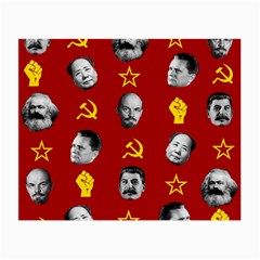 Communist Leaders Small Glasses Cloth by Valentinaart