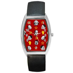 Communist Leaders Barrel Style Metal Watch by Valentinaart